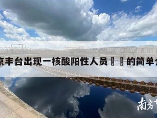 北京丰台出现一核酸阳性人员㊙️的简单介绍